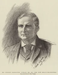 Mr Robert Bannatyne Finlay, QC, MP, de nieuwe Solicitor-General